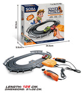 1:64 Unisex Digital Car Toy Electric High Speed Vehicle Slot Car Race Track Sets Slot Toys for Adults